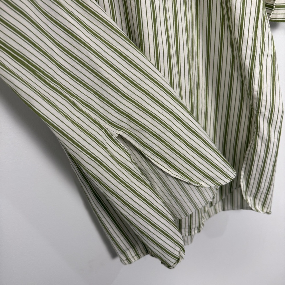 Airelles Liquette Stripe Cotton Shirt Dress L NWOT French Vacation Beach - Picture 6 of 8